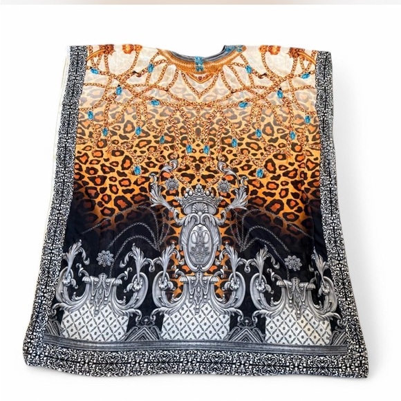 Exotic leopard print “Versace” inspired Kafton cover up - Picture 6 of 8